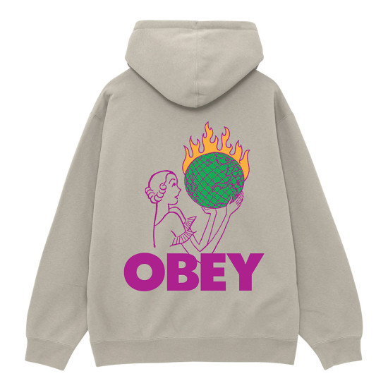 Obey Ανδρικό φούτερ World In Flames Fleece